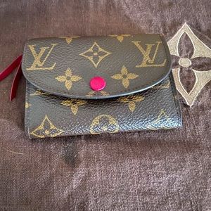 Louis Vuitton Rosalie Coin Purse Fuschia